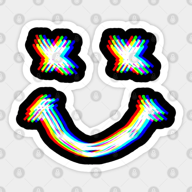 Smiley Face Glitch Sticker by Mr.FansArt